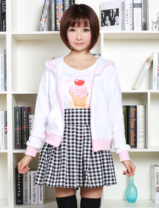 Sweet Lolita Robe SK Noir Lolita Robe jupe taille haute Lolita Ecossais