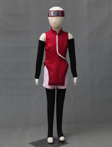 BORUTO Uchiha Sarada pour enfant Halloween Cosplay Costume NARUTO LE FILM