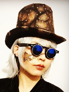 Halloween Steampunk chapeau haut-de-forme Vintage Costume rétro accessoires pour hommes de Bronze