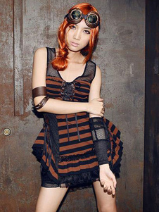 Steampunk mitaines Vintage Lace Up unisexe Arm Warmer