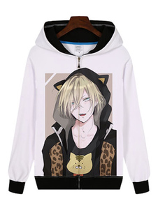 YURI !!! Sur glace Yuri Plisetsky chat oreille Anime Hoodie
