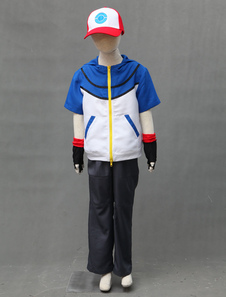 Poche Monster Pokemon Go Ash Ketchum Cosplay Costume pour enfant