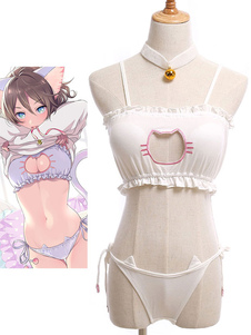 Kawaii Anime maillot de bain Sexy Catgirl Cosplay Costume