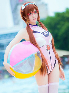 Nouveau Costume de Cosplay Sexy Genesis Evangelion Makinami Mari maillot de bain Sukumizu