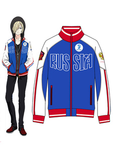 Yuri sur glace Yuri Plisetsky Cosplay Costume Cosplay veste