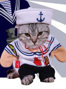 Manteau combinaison chien Costume de Sailor chat