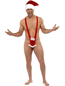 Sexy Santa Claus Costume pour hommes Noël culotte courte