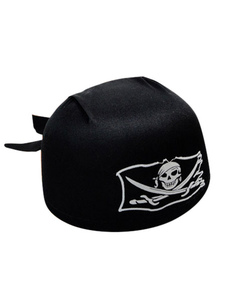 Halloween, Costume Pirate accessoires chapeau noir Skull imprimé PAC pour hommes