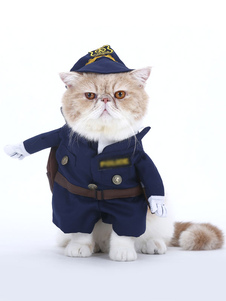 Costume d’Halloween chat/chien Police