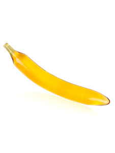 Banane Crystal adulte verre pénis sextoys