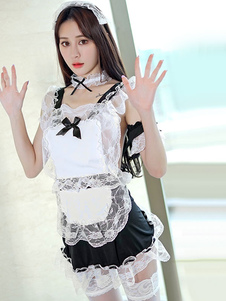 Costume de Maid uniforme de Maid Français Sexy Lingerie féminine
