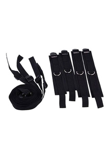 Sexe Bondage Restraints lit noir poignets SM rôle Play Flirt outils