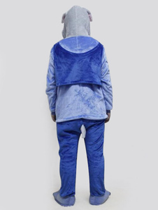 Kigurumi pyjamas Lambs lapin policier Judy Onesie bleu flanelle manches longues vêtements de nuit po