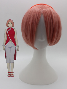 Carnevale Parrucca Boruto Sakura Cosplay Carnevale