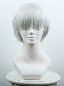 Carnevale Nier: Automata Parrucca cosplay grigio argento gioco p
