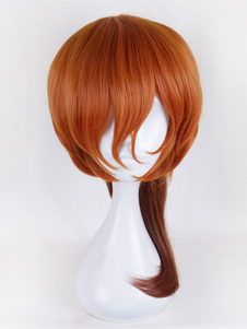 Carnevale Bungo Stray Dogs Parrucca cosplay arancione Rosso anim