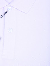 Fabuleux coton blanc 60% 40% Polyester Col de préparation de lit Mens Polo