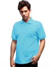 Meilleur Bleu Royal 60% coton 40% polyester Col de préparation de lit Mens Polo