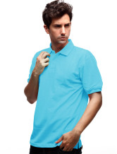 Meilleur Bleu Royal 60% coton 40% polyester Col de préparation de lit Mens Polo