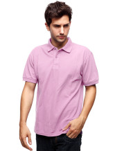 Coton Rose 60% 40% Terylene manches courtes Polo Hommes