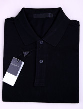 Refroidir noire 60% coton 40% polyester Col de préparation de lit Mens Polo