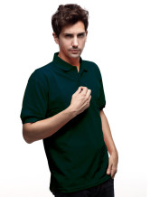 Green Cotton 60% 40% Terylene manches courtes Polo Hommes
