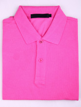 Lumière Rose 60% coton 40% Terylene manches courtes Polo Hommes