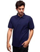 Jean bleu 60% coton 40% polyester manches courtes Polo Hommes
