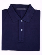 Jean bleu 60% coton 40% polyester manches courtes Polo Hommes