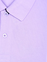 Lumière coton violet 60% 40% Terylene manches courtes Polo Hommes