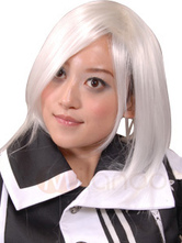 コスプレ　かつら　ショートストレート　シルバー　「フルーツバスケット」 　