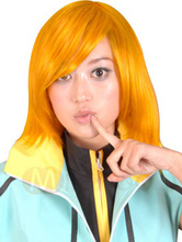 コスプレ　かつら　ショートストレート　オレンジ　「鋼の錬金術師」