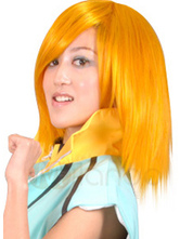 コスプレ　かつら　ショートストレート　オレンジ　「鋼の錬金術師」