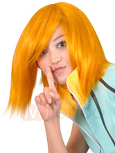 コスプレ　かつら　ショートストレート　オレンジ　「鋼の錬金術師」
