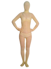 Golden Transparent Velvet Unisex Zentai Suit