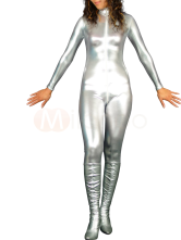 【全身タイツ】イロめき キャットスーツ（シルバー）