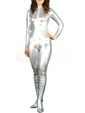 【全身タイツ】イロめき キャットスーツ（シルバー）