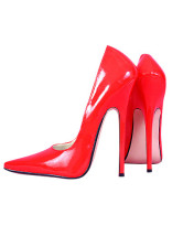 High Heel Red Patent Pump Shoes