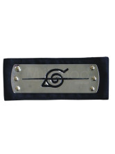 Black Naruto Ninja Hidden Leaf Village Headband
