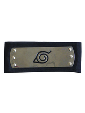 Black Naruto Leaf Village Ninja HeadBand Black