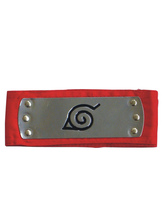 Red Naruto Ninja Leaf Village Headband