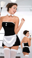 Sexy Black French Maid Costume