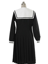 Black Long Sleeves Dress School Uniform