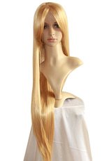 Women's 1m Blond lange Gerade Perücke