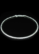1 Row Rhinestone Wedding Bridal Necklace
