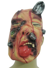 Latex Crashman Halloween Full Mask