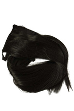 Les femmes de l  '100cm perruque noire cosplay Extension de cheveux