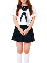 Black And White School Uniform