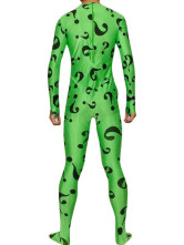 Green Floral Spandex Catsuit