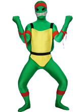 Green Teenage Mutant Ninja Turtles Spandex Lycra Super Hero Costume